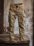 Men's Vintage Outdoor Pocket Functional Work Pants